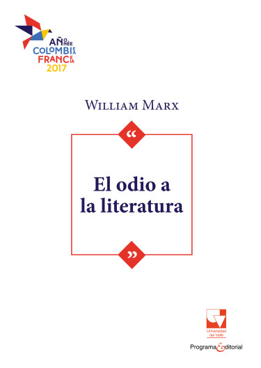 Portada de la publicación El odio a la literatura