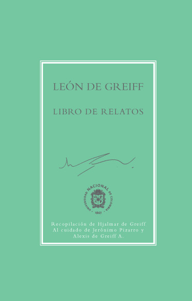 Portada: Libro de relatos