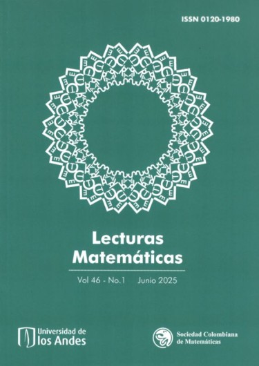 Portada de la publicación Lecturas matemáticas Vol.46 No.1