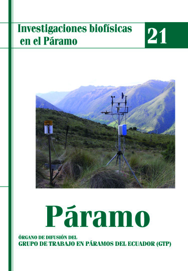 Investigaciones biofísicas en el Páramo