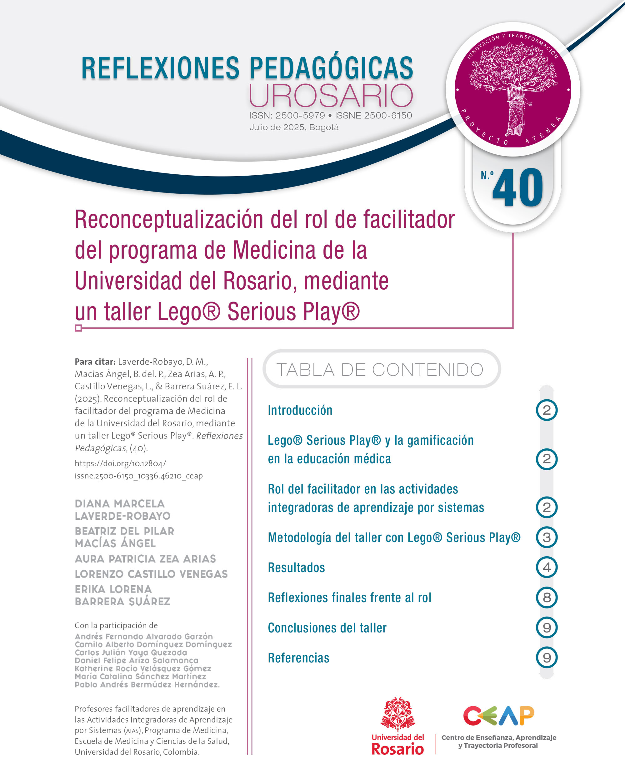 Reflexiones Pedagógicas N°40