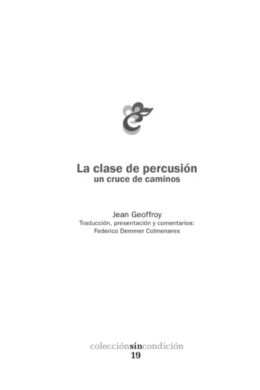 La clase de percusión
