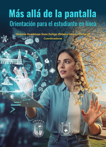 Portada: Más allá de la pantalla. Orientación para el estudiante en línea