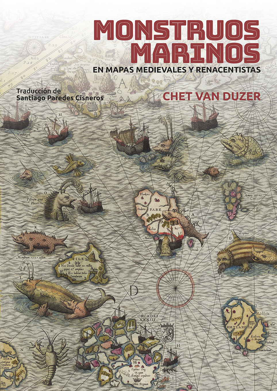 Monstruos marinos en mapas medievales y renacentistas