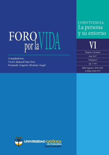 Foro por la vida. Convivencia: la persona y su entorno VI