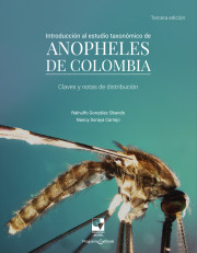 Portada de la publicación Introducción al estudio taxonómico de Anopheles de Colombia.