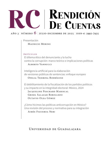 Rendición de Cuentas Núm. 6