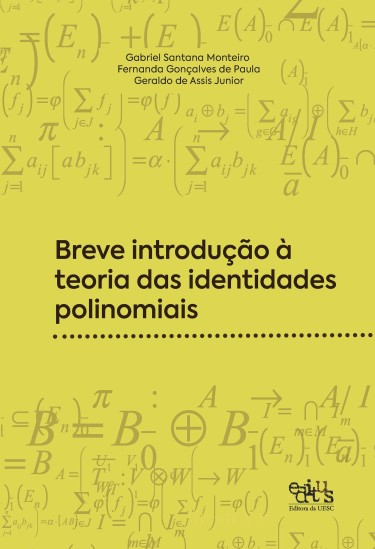 Portada: Breve introdução à teoria das identidades polinomiais