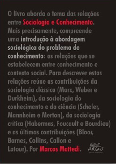 Sociologia e conhecimento