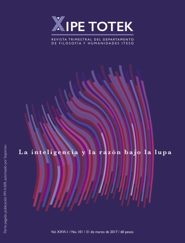 Xipe totek núm. 101 La inteligencia y la razón bajo el agua