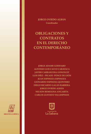 Obligaciones y contratos en el derecho contemporáneo