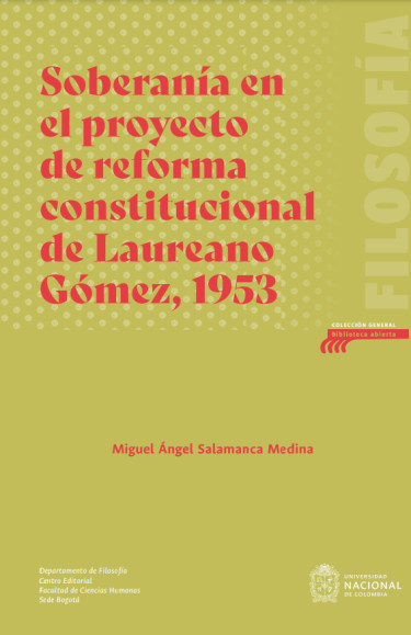 Soberanía en el proyecto de reforma constitucional de Laureano Gómez, 1953
