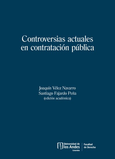 Portada de la publicación Controversias actuales en contratación pública