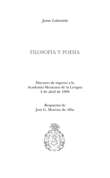 Filosofía y poesía