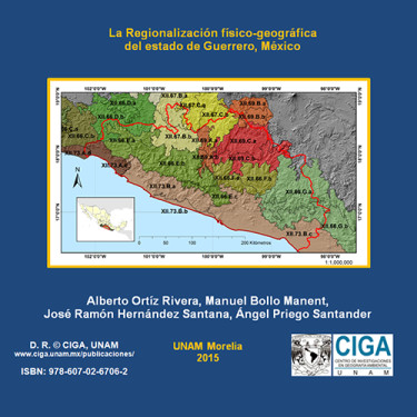 La Regionalización físico-geográfica del estado de Guerrero, México