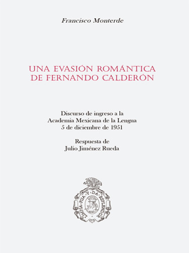 Una evasión romántica de Fernando Calderón