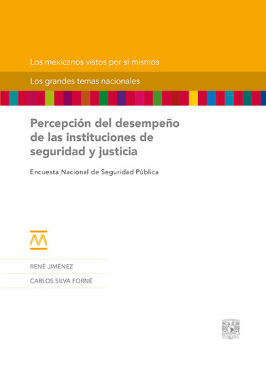 Percepción del desempeño de las instituciones de seguridad y justicia.