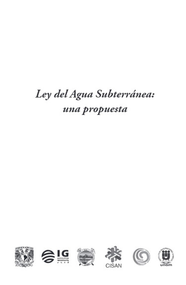 Ley del Agua Subterránea