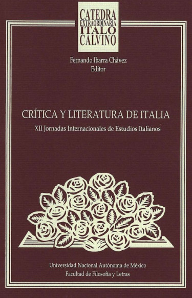 Crítica y literatura de Italia: XII Jornadas Internacionales de Estudios Italianos 9-13 de noviembre de 2015