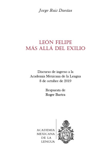 León Felipe más allá del exilio
