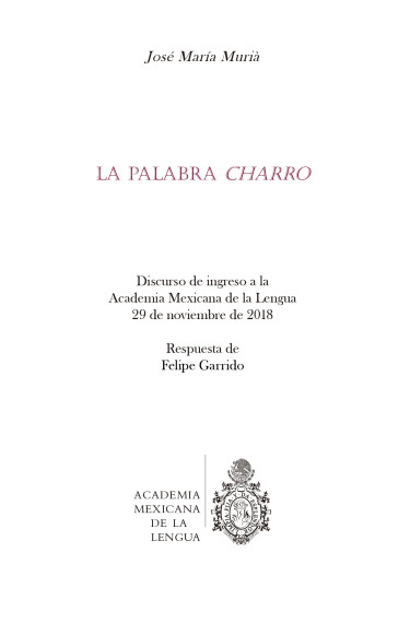 La palabra charro