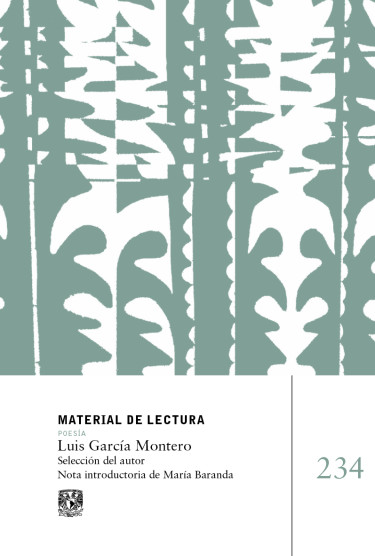 Luis García Montero. Material de lectura.234. Poesía. Nueva época