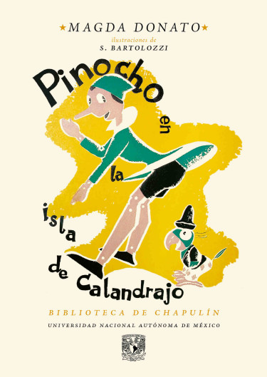 Portada: Pinocho en la isla Calandrajo, patas arriba, patas abajo