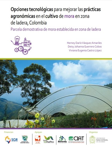 Opciones tecnológicas para mejorar las prácticas agronómicas en el cultivo de mora en zona de ladera, Colombia