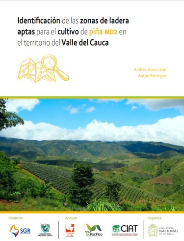 Identificación de las zonas de ladera aptas para el cultivo de piña MD2 en el territorio del Valle del Cauca