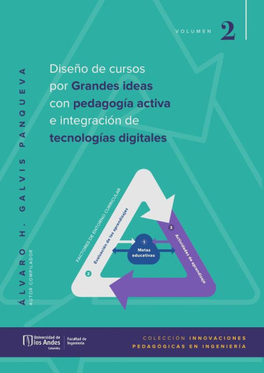 Portada de la publicación Diseño de cursos  por Grandes ideas con pedagogía activa e integración de  tecnologías digitales. Tomo II