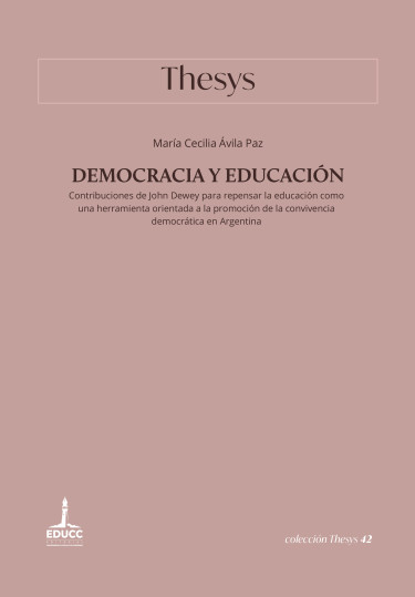 Portada: Democracia y educación