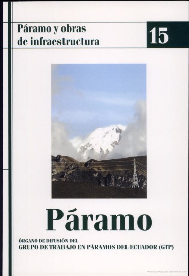 Páramo y obras de infraestructura