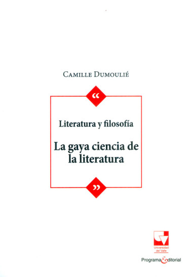 Portada de la publicación Literatura y filosofía