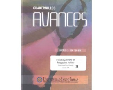 Avances No. 23. Filosofía Zubiriana en perspectiva jurídica