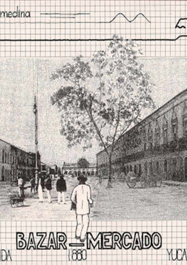 El modernista bazar-mercado de Mérida.